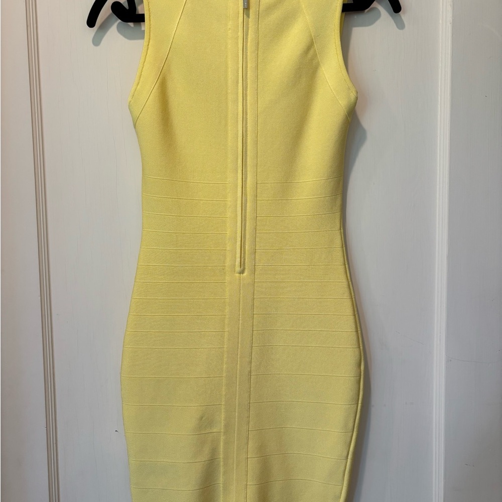 Marciano Yellow Mini Dress